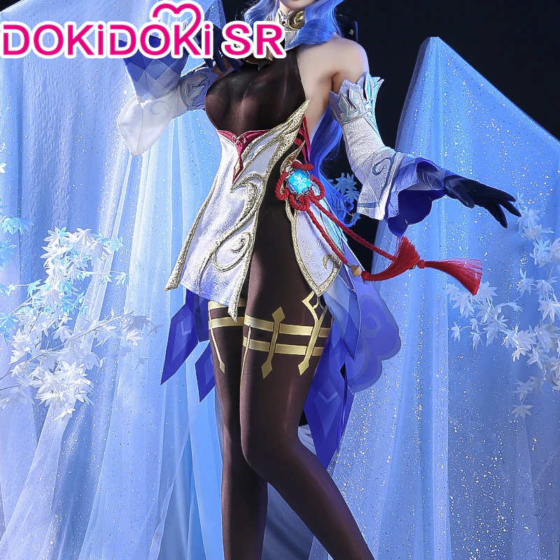 【Costume Ready For Ship】DokiDoki-SR Game Genshin Impact Cosplay Gan Yu Costume Ganyu / Shoes - Image 2