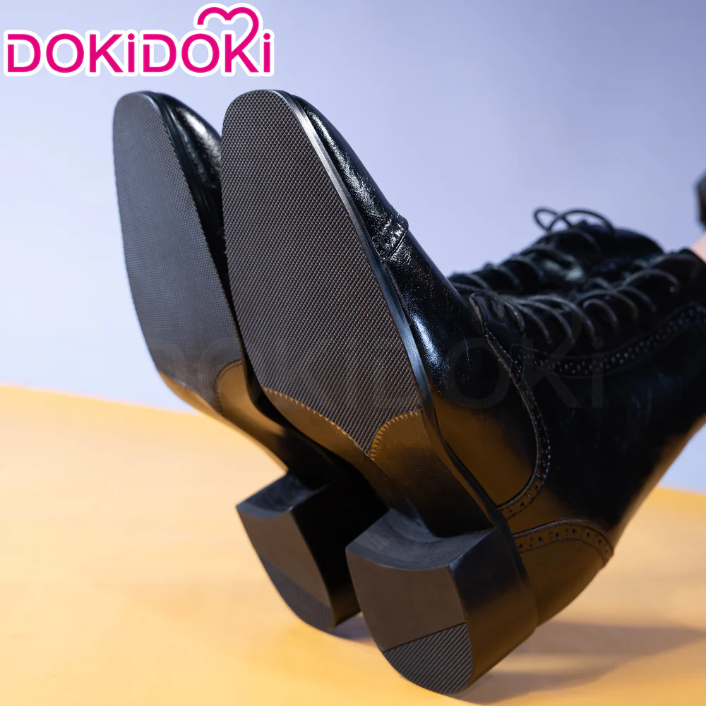 【15CM】DokiDoki Height Increasing Shoes / Elevator Shoes Black / Red Sole Bottom Leather Shoes - Image 7