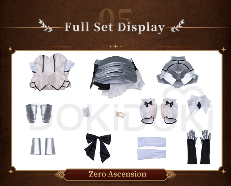 【3 Style】DokiDoki-R Game Fate / Stay Night Cosplay Artoria Pendragon Lily Costume FGO Arturia Pendragon Alter Saber Lily - Image 8