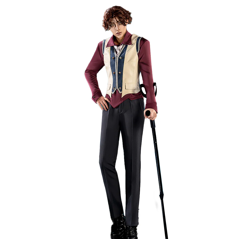 【US LOCAL SHIPPING】【Size S-3XL】DokiDoki-SR Game Cosplay Costume Male Suit - Image 5