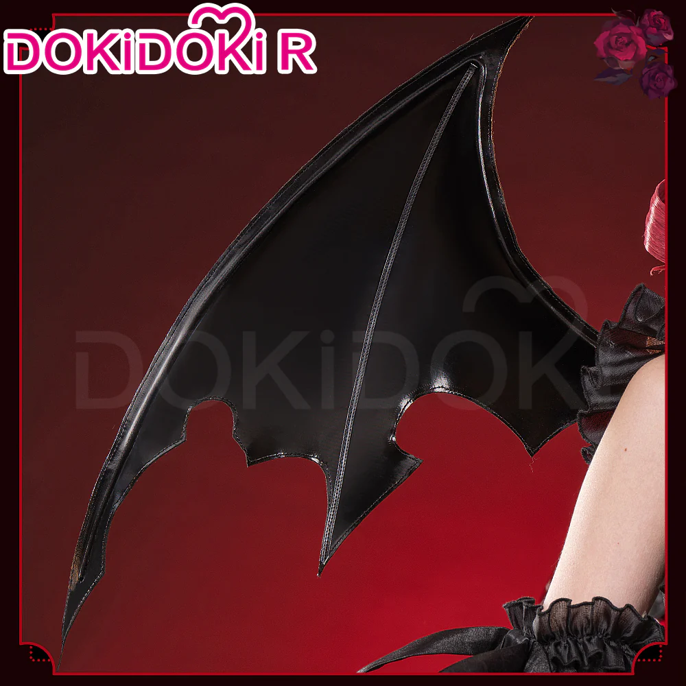 【In Stock】DokiDoki-R  Cosplay Devil Costume Halloween Black Red Dress - Image 5