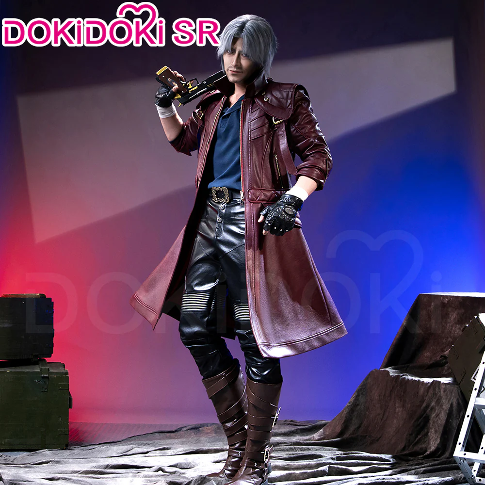 【Partially Ready For Ship】【Size S-3XL】DokiDoki-SR Game Cosplay Daante Costume Red dmc5 - Image 2