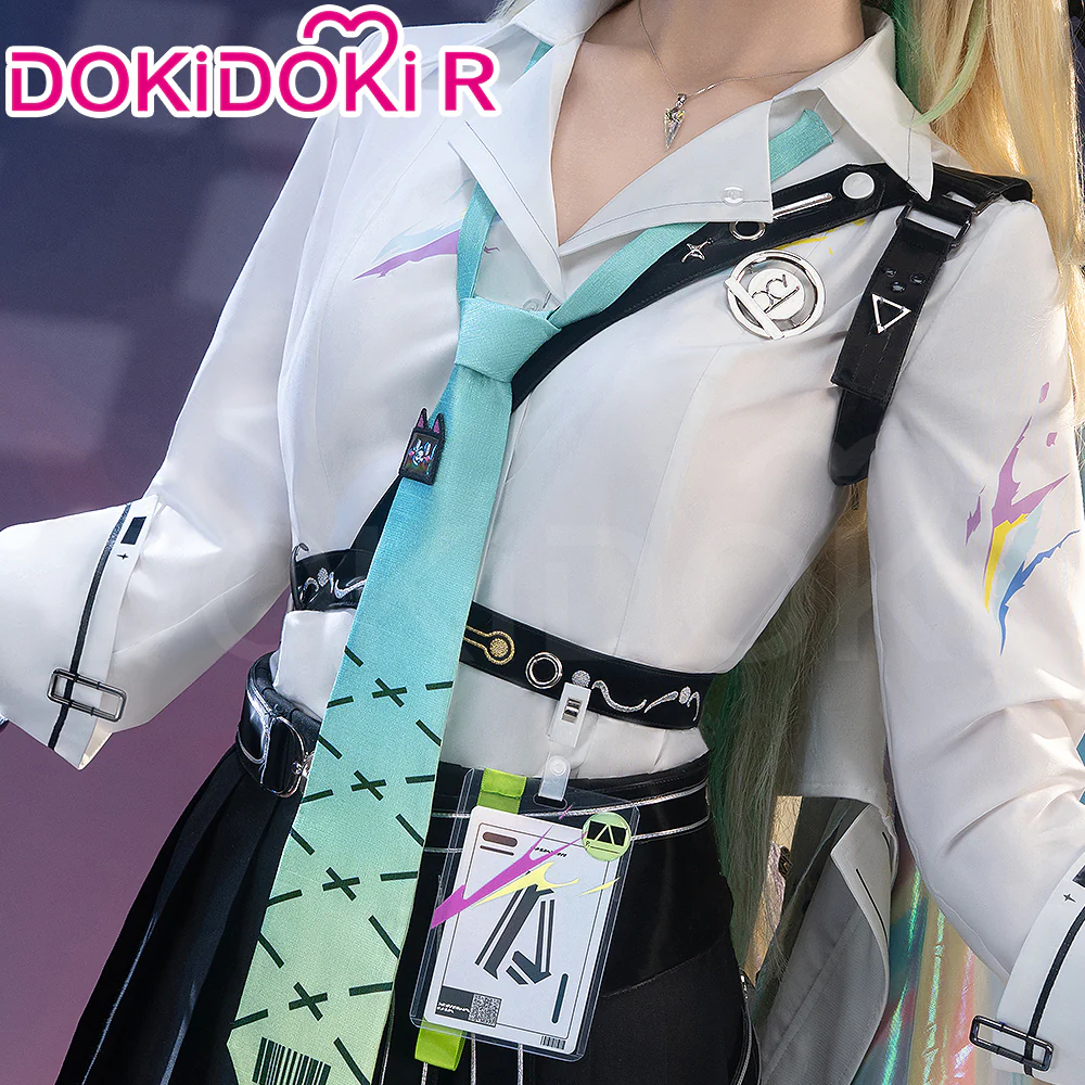 【Size S-3XL】DokiDoki-R Game Wuthering Waves Cosplay Lynae Costume / Headphone / Keychain - Image 3