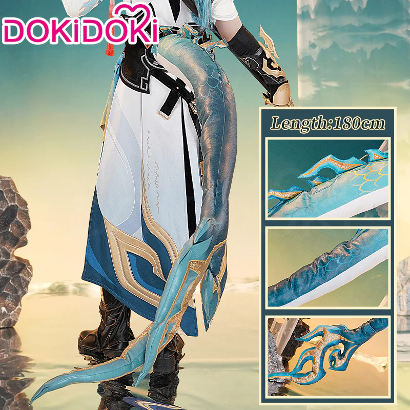 【Partially Ready For Ship】【Size S-3XL】DokiDoki-R Game Honkai: Star Rail Cosplay Dan Heng Permansor Terrae Costume / Tail SP Danheng - Image 2