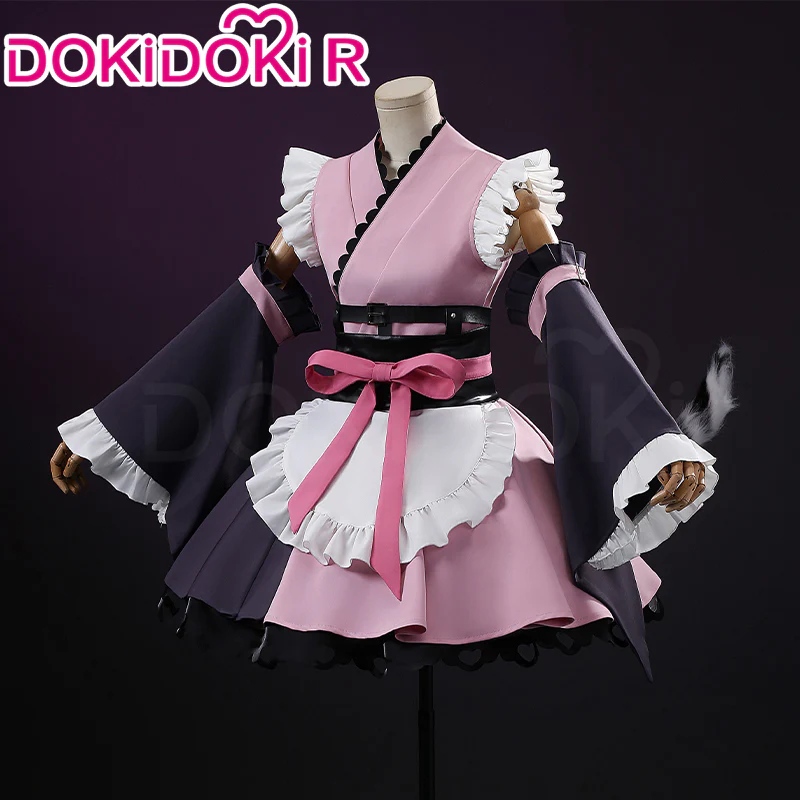 【Size XS-XL】DokiDoki-R Anime Cosmic Princess Kaguya! Cosplay Komazawa Noi Costume Cute Maid - Image 3