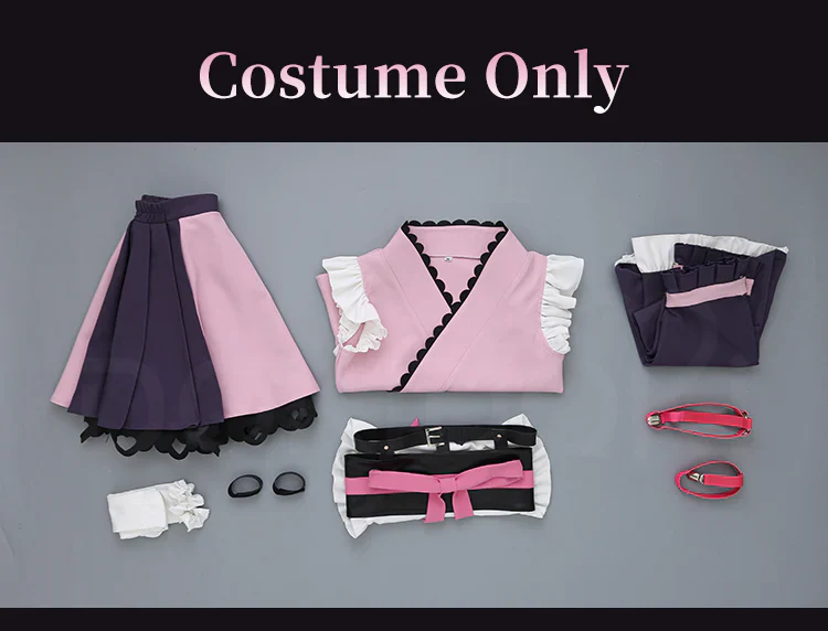 【Size XS-XL】DokiDoki-R Anime Cosmic Princess Kaguya! Cosplay Komazawa Noi Costume Cute Maid - Image 7