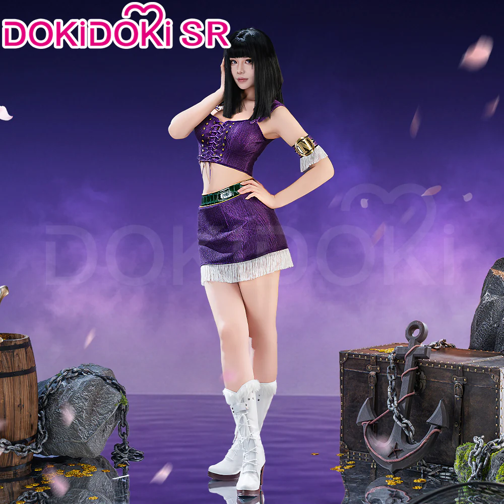 【Confirmed】$5 Deposit =10% OFF Coupon DokiDoki Anime Cosplay Women Costume Purple White With Hat / Long Cape Movie Version Season 2 - Image 3
