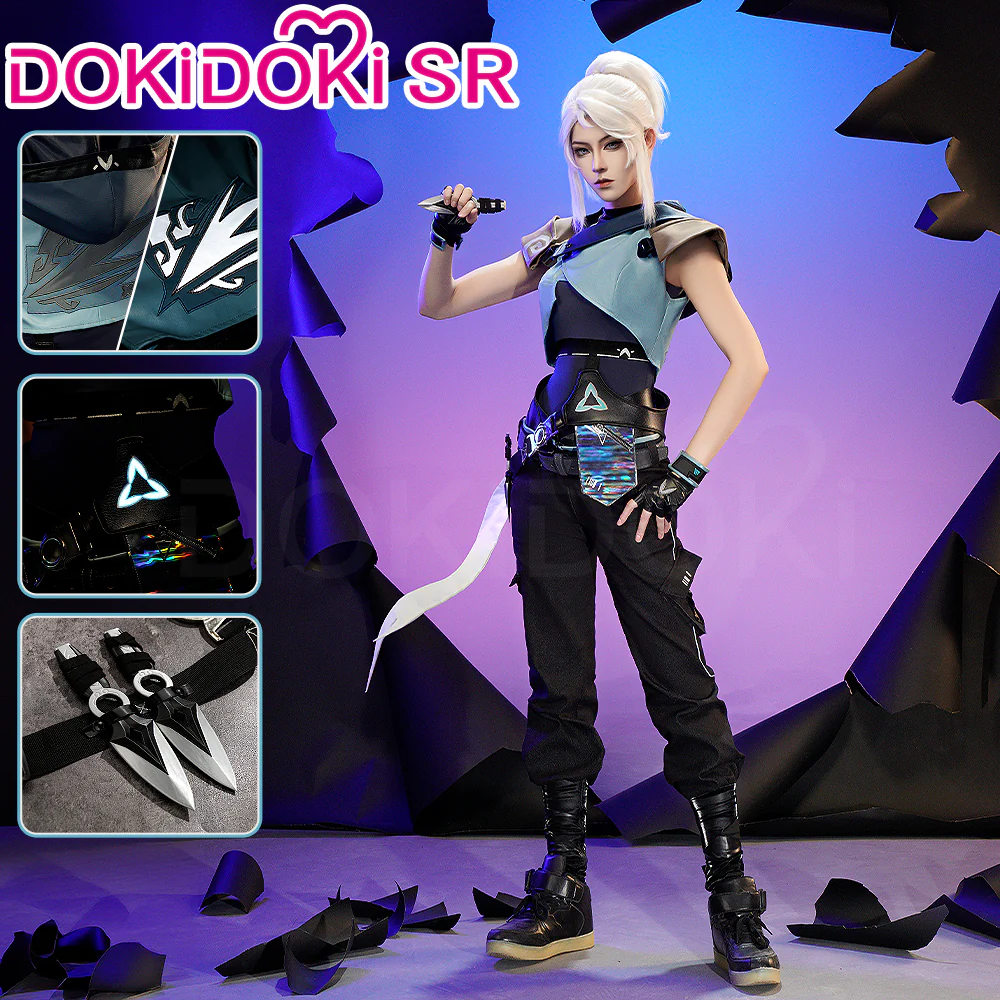【Confirmed】$5 Deposit = 10% off Coupon DokiDoki-SR Game Valorant Cosplay Jett Costume Joon-Hee - Image 2