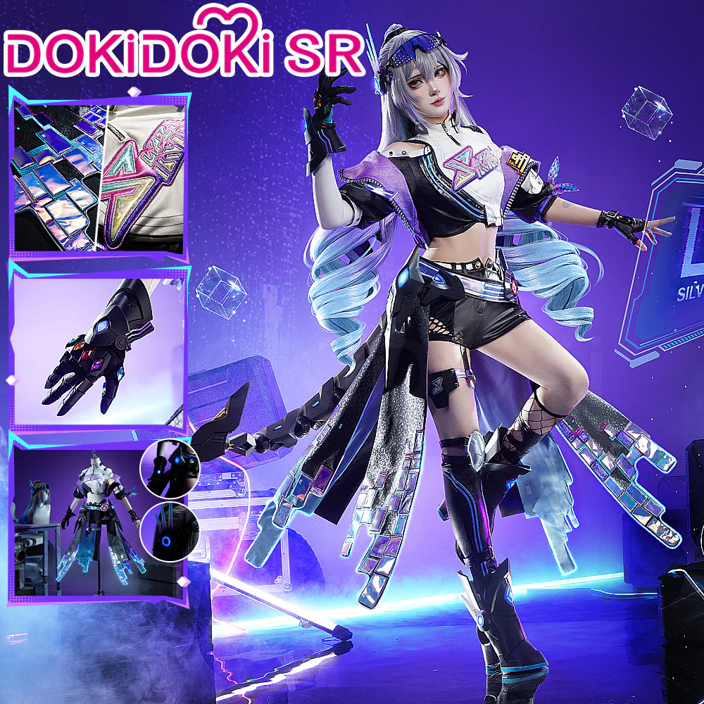 【Confirmed】$5 Deposit = 10% off Coupon  DokiDoki-SR Honkai: Star Rail Cosplay Silver Wolf Costume Planarcadia