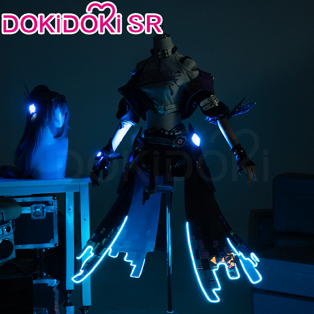 【Confirmed】$5 Deposit = 10% off Coupon  DokiDoki-SR Honkai: Star Rail Cosplay Silver Wolf Costume Planarcadia - Image 3