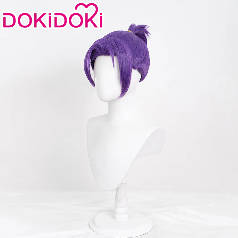 【Ready For Ship】DokiDoki Anime Cosplay Cosplay Wig Short Purple - Image 2