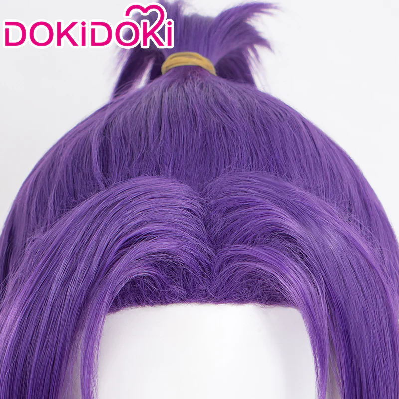 【Ready For Ship】DokiDoki Anime Cosplay Cosplay Wig Short Purple - Image 4