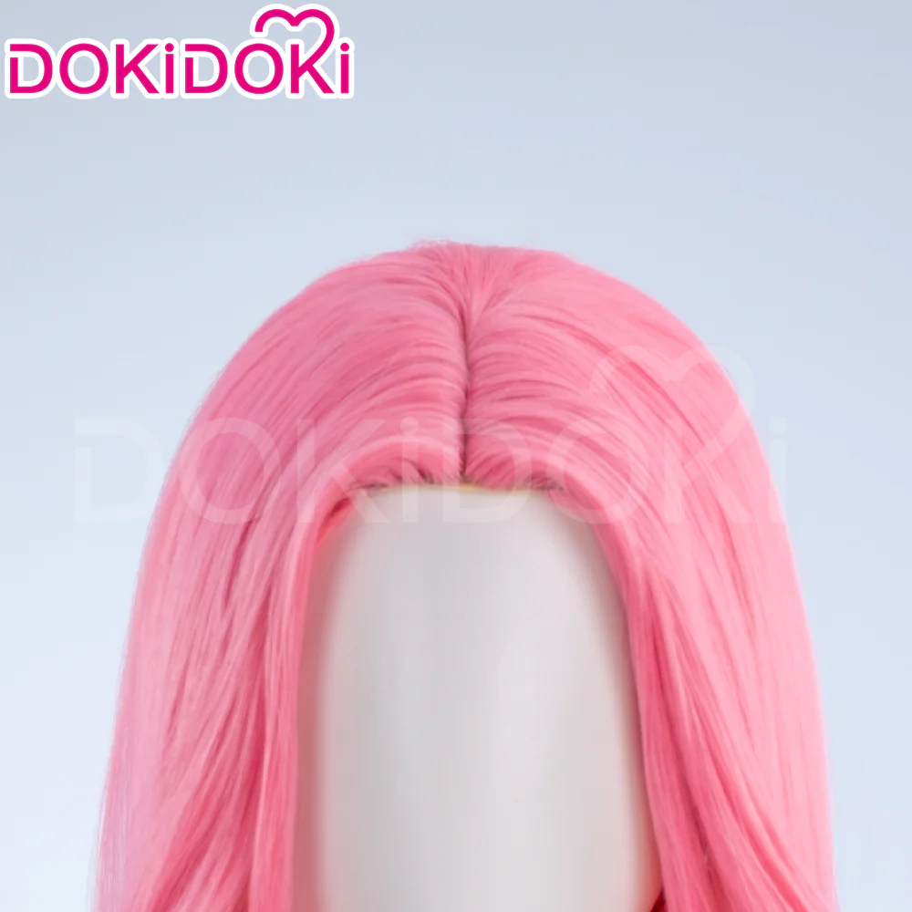 【Partially Ready For Ship】【Small Area Front Lace】DokiDoki Music Video Cosplay Wig / Eyelashes Women Long / Short Curly Gradient Pink Hair - Image 7