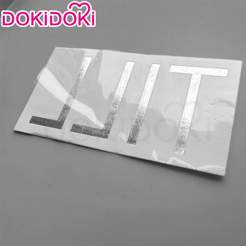 【Ready For Ship】DokiDoki Anime Cosplay Wig / Tattoo Sticker / Earring / Necklace Short Straight Grey Hair 28th Adult Version - Image 17