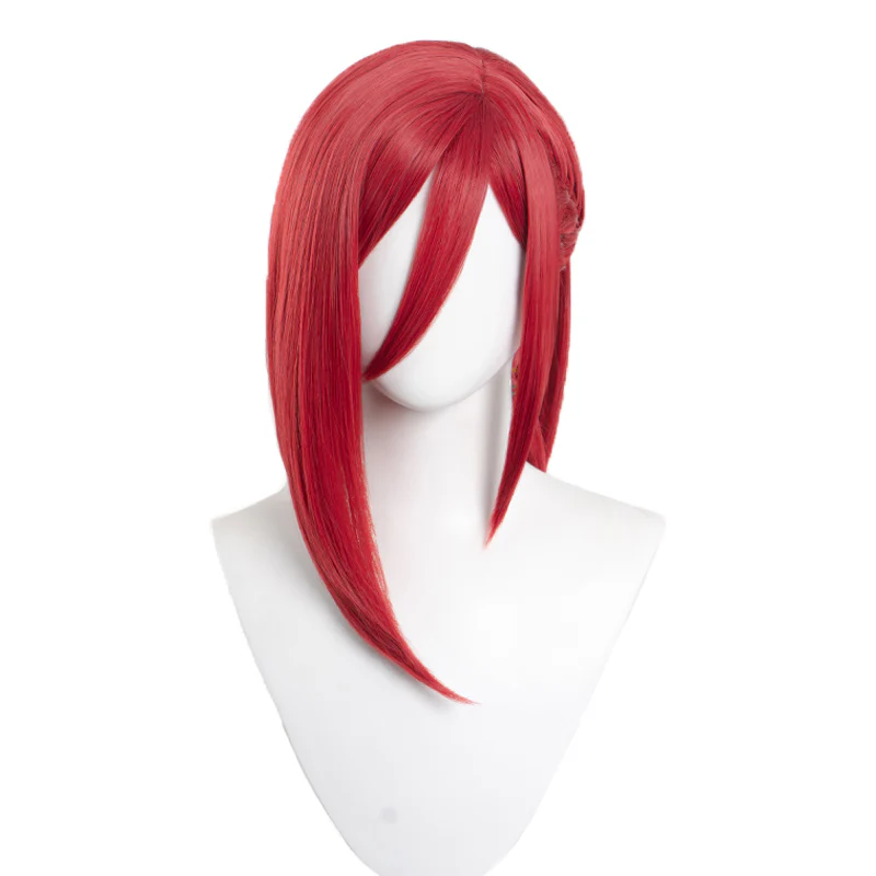 【Ready For Ship】DokiDoki Anime Cosplay Wig Long Straight Red Hair - Image 5