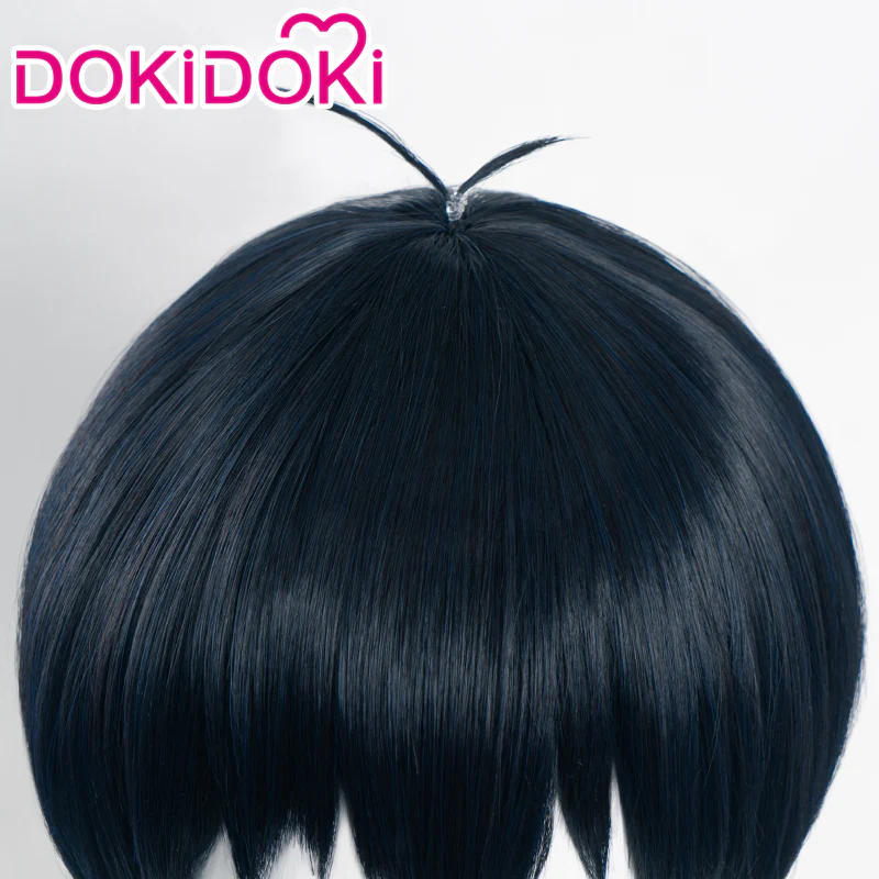 【Ready For Ship】DokiDoki Anime Cosplay Wig Short Black Wig - Image 4