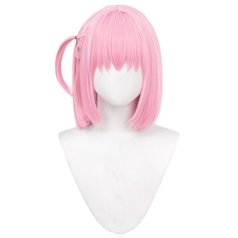 【Ready For Ship】DokiDoki Anime Bocchi the Rock! Cosplay Hitori Gotoh Cosplay Wig / Headwear Pink Straight - Image 7