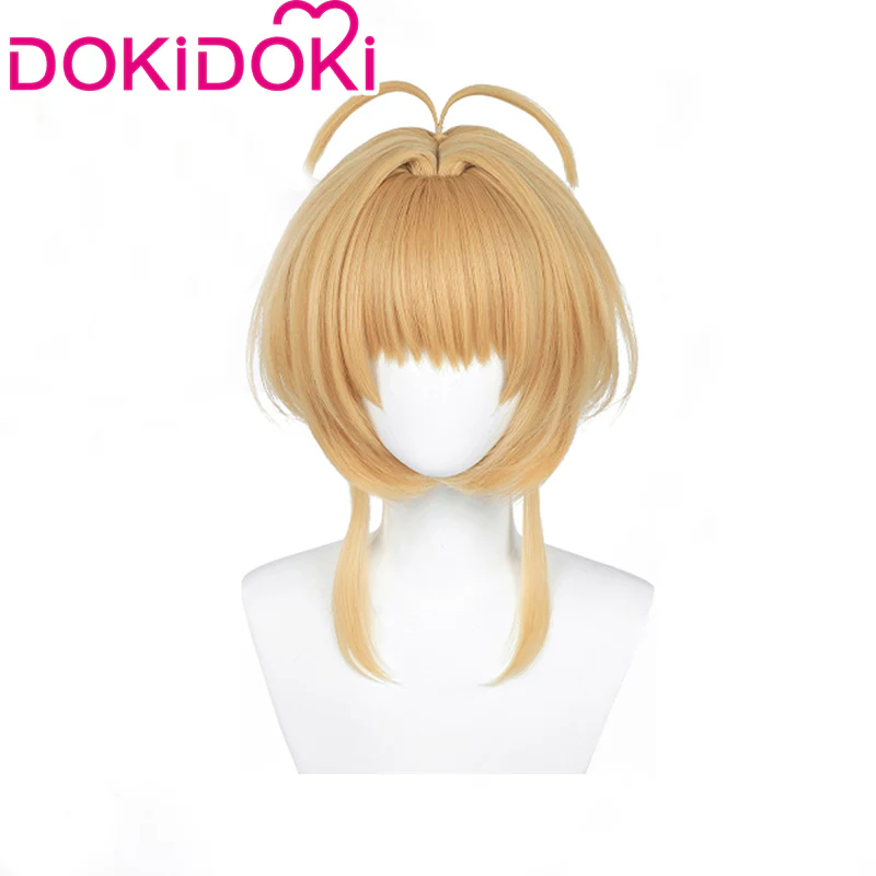 【Partially Ready For Ship】DokiDoki Anime Card Captor Sakura Cosplay Kinomoto Sakura Wig Light Brown/Dark brown/Blond Hair Cardcaptor Sakura/ Hair accessories - Image 6