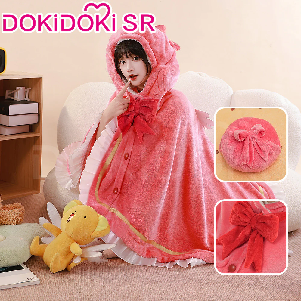 【Ready For Ship】DokiDoki Anime Card Captor Sakura Cosplay Sakura Blanket