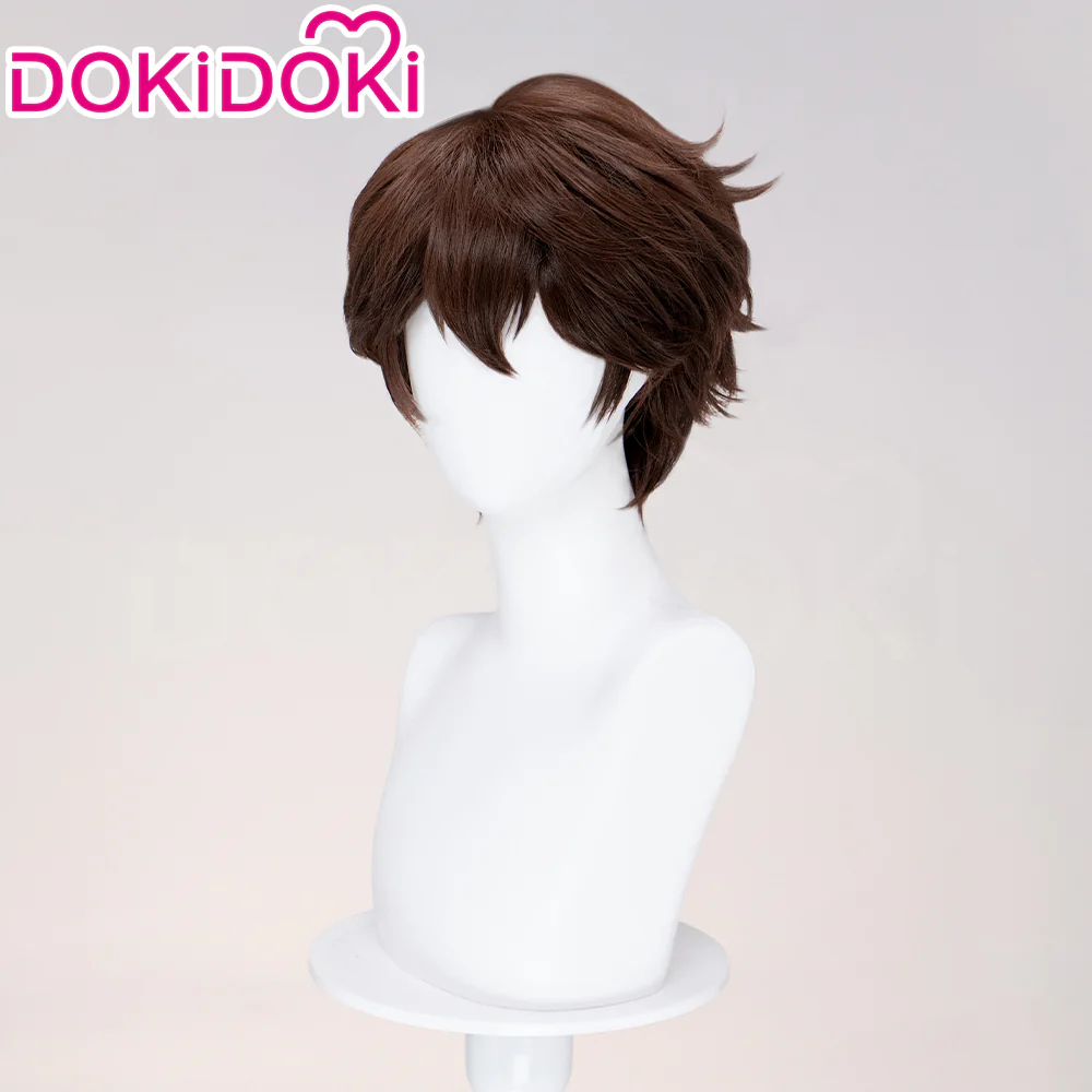 【Ready For Ship】DokiDoki Anime Cat's Eye Cosplay Ai Kisugi Wig Short Brown Hair - Image 2
