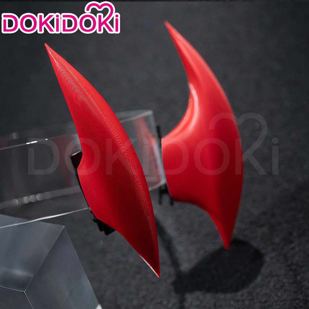 【Ready For Ship】DokiDoki Anime Cosplay Scantty Cosplay Wig Long Curly Light Dark Green Gradient Hair / Horn - Image 7