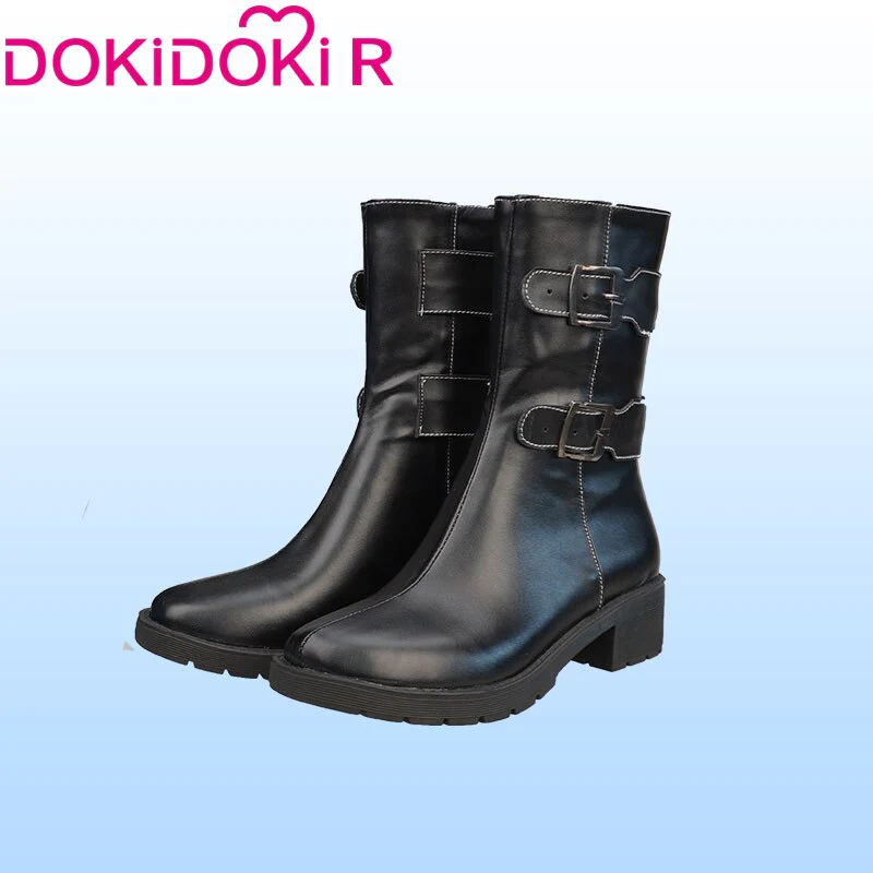DokiDoki Anime Cosplay Shoes Black Boots - Image 3