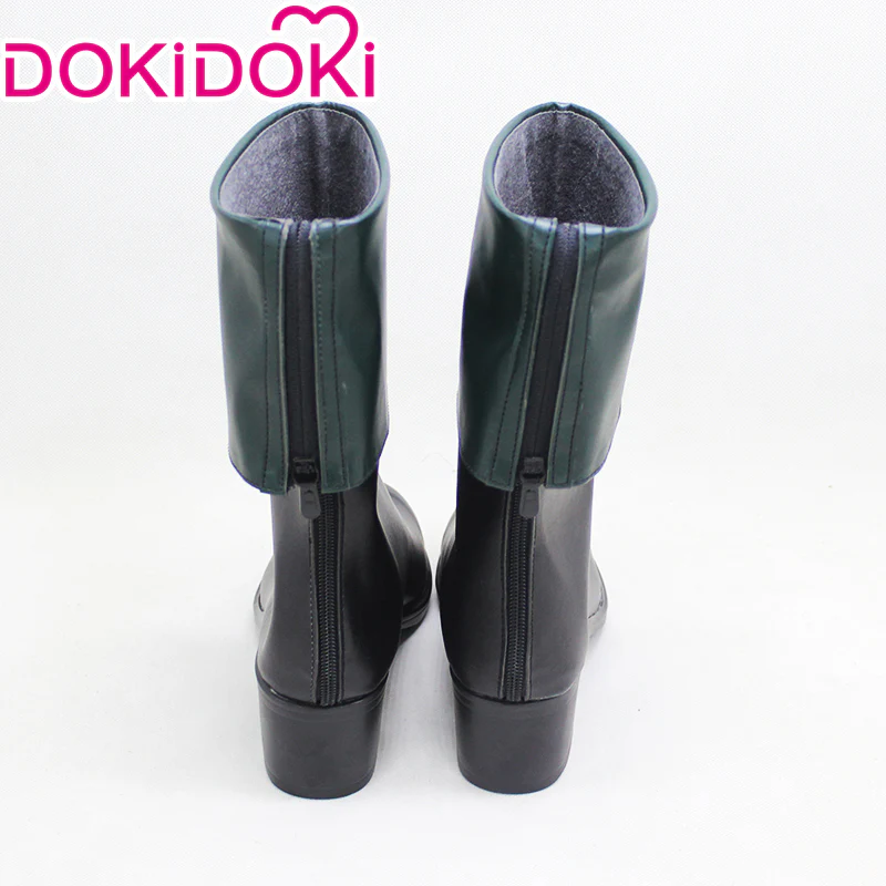 DokiDoki Anime Cosplay Shoes Black Boots - Image 3