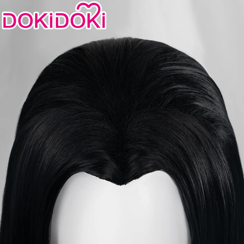 【Ready For Ship】DokiDoki Anime Cosplay Wig Black Long Straight Hair / Earring - Image 5
