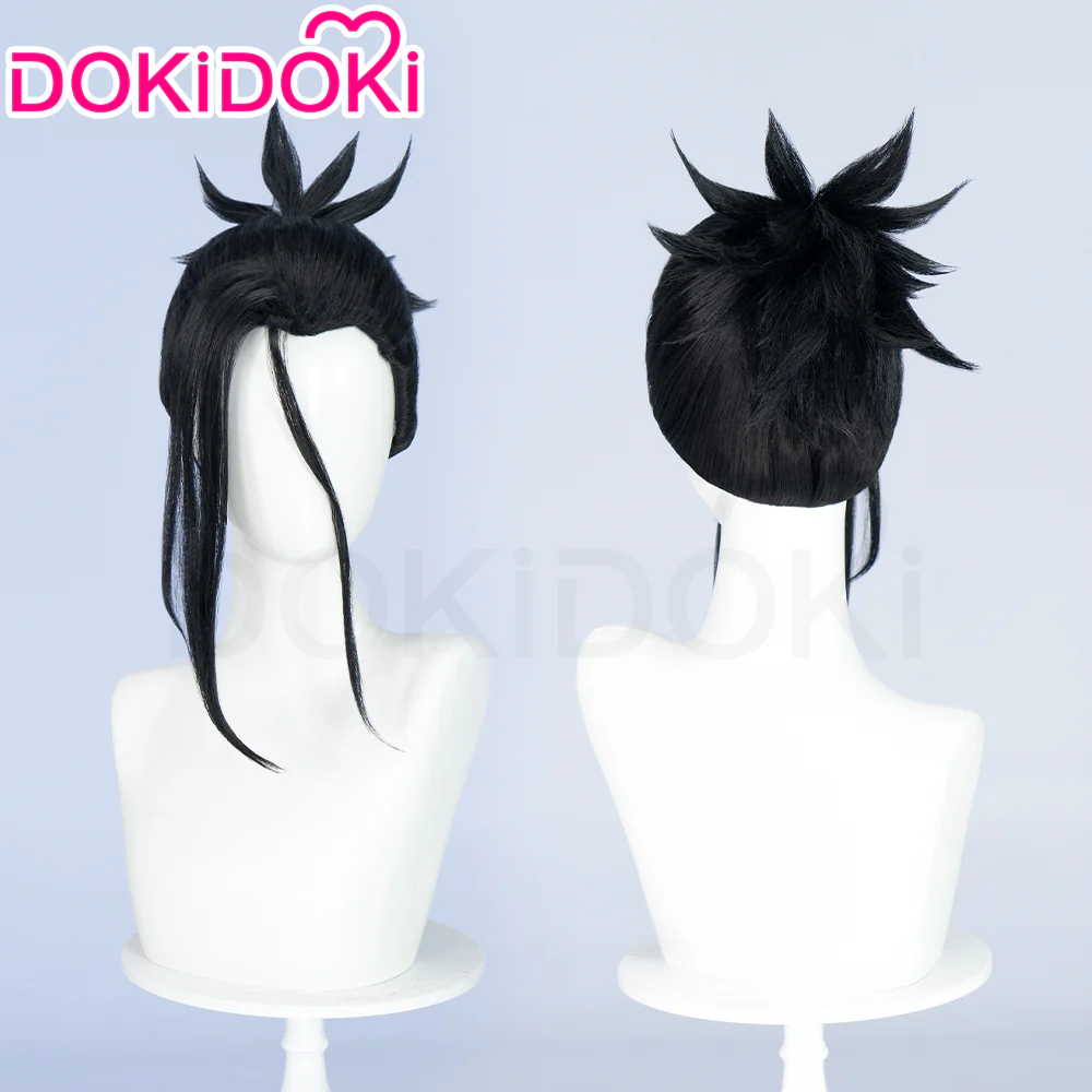 【Ready For Ship】DokiDoki Anime Cosplay Wig Gin Men Short Black Hair