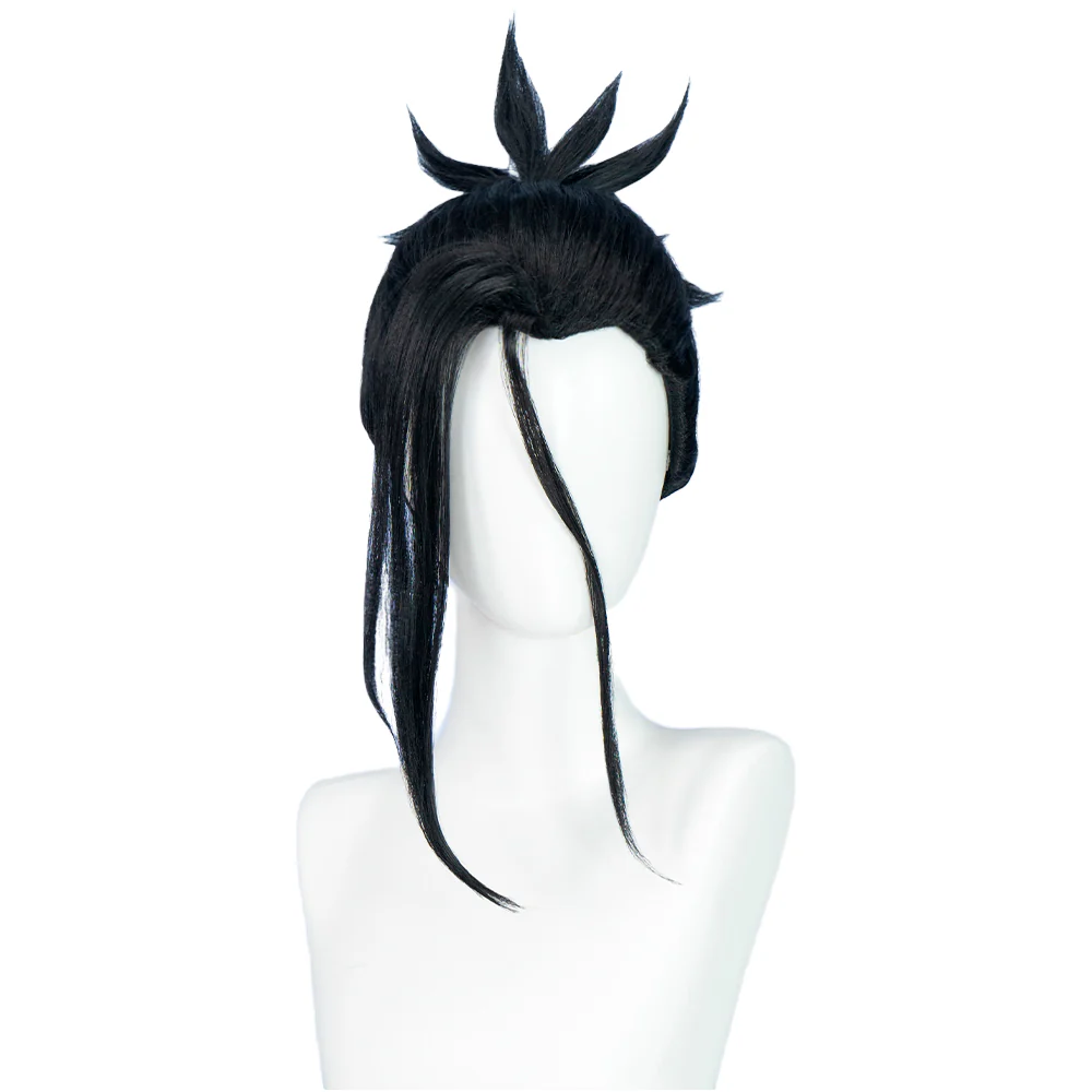 【Ready For Ship】DokiDoki Anime Cosplay Wig Gin Men Short Black Hair - Image 2