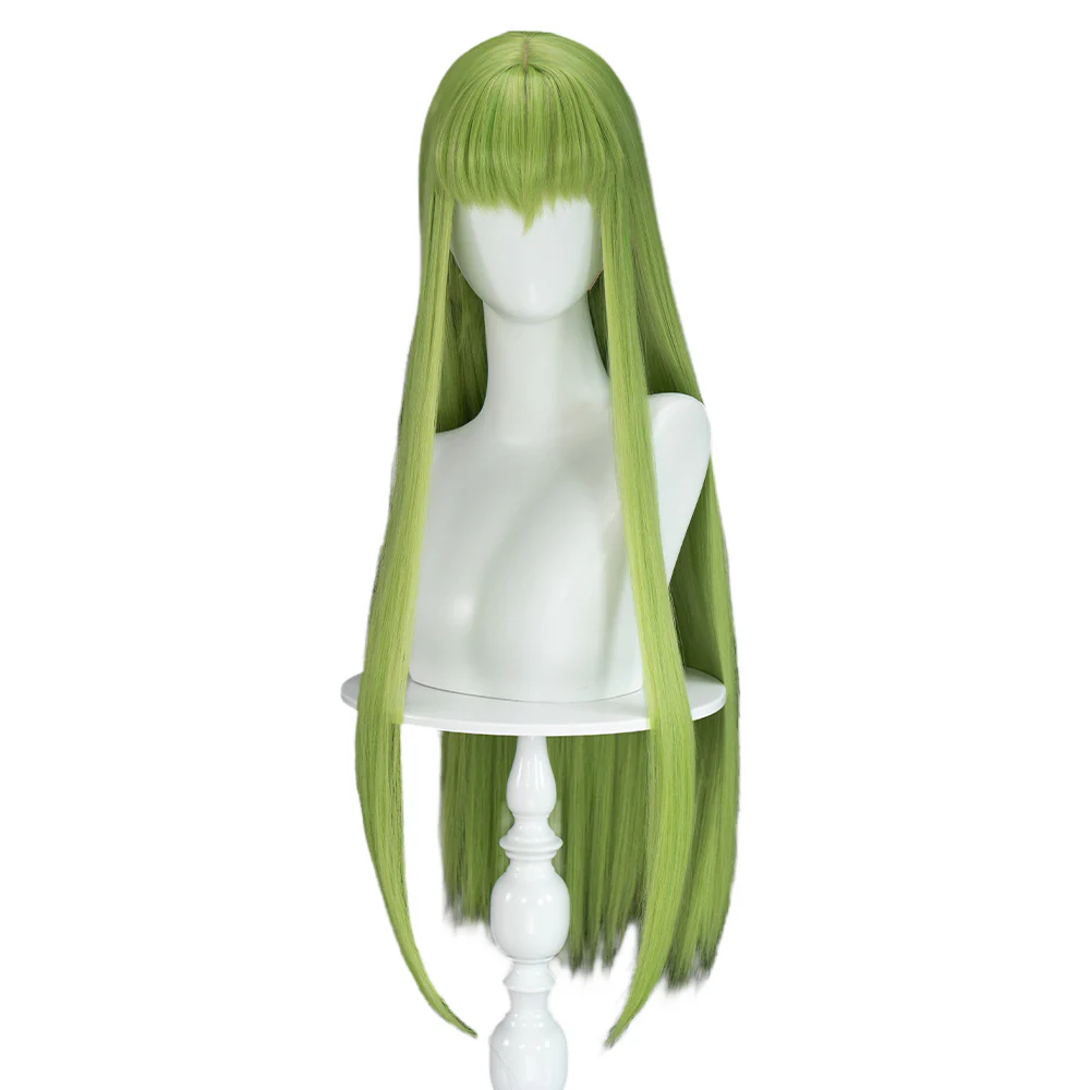 【Ready For Ship】DokiDoki Anime Cosplay Wig Long Green Straight Hair - Image 9