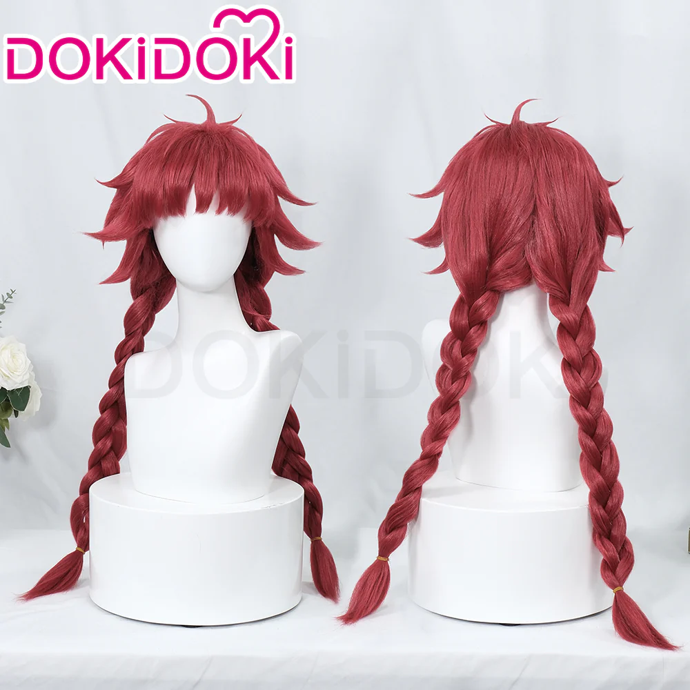 【Ready For Ship】DokiDoki Anime Cosplay Wig Long Red Hair
