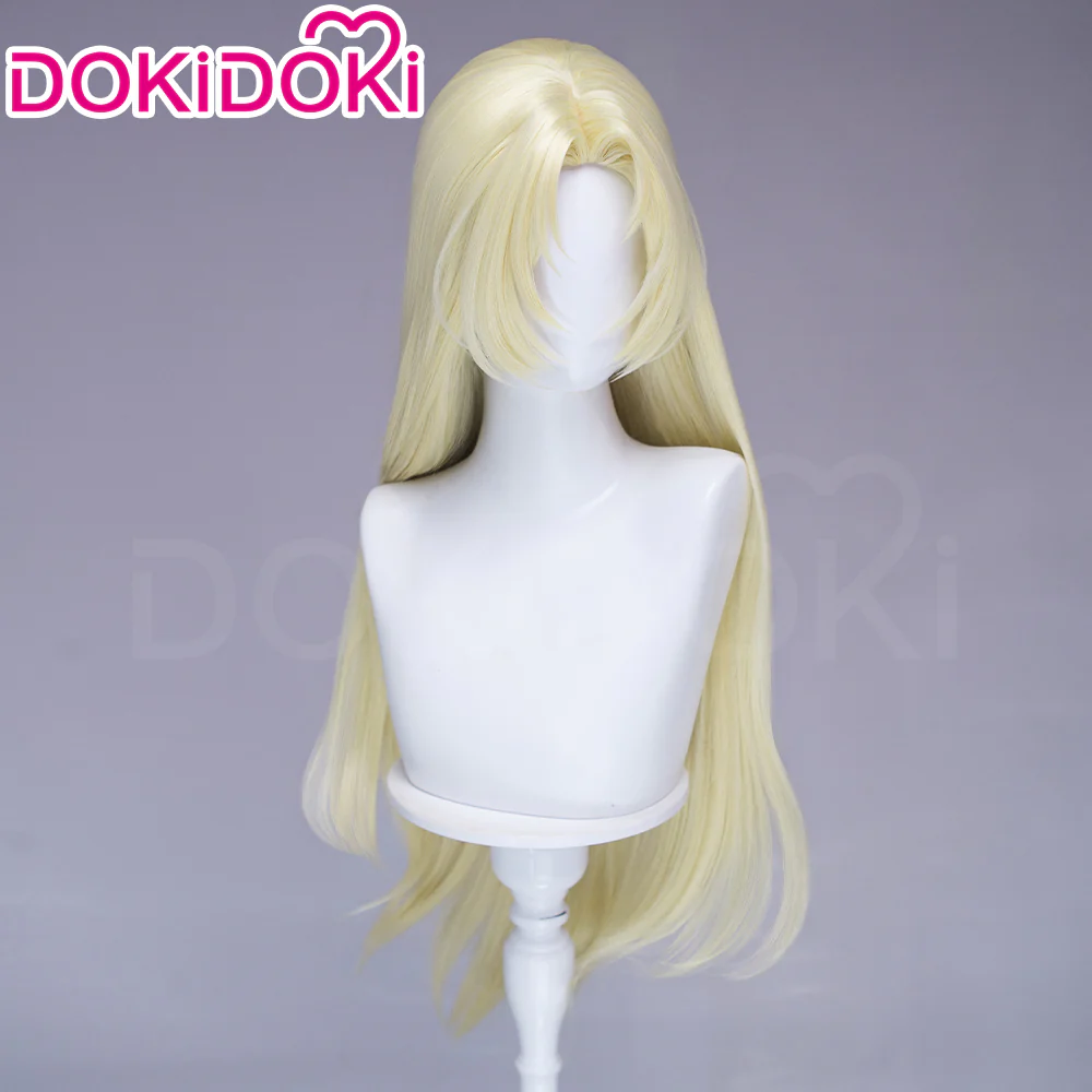 【Ready For Ship】DokiDoki Anime Cosplay Wig Long Straight Blonde Hair - Image 3