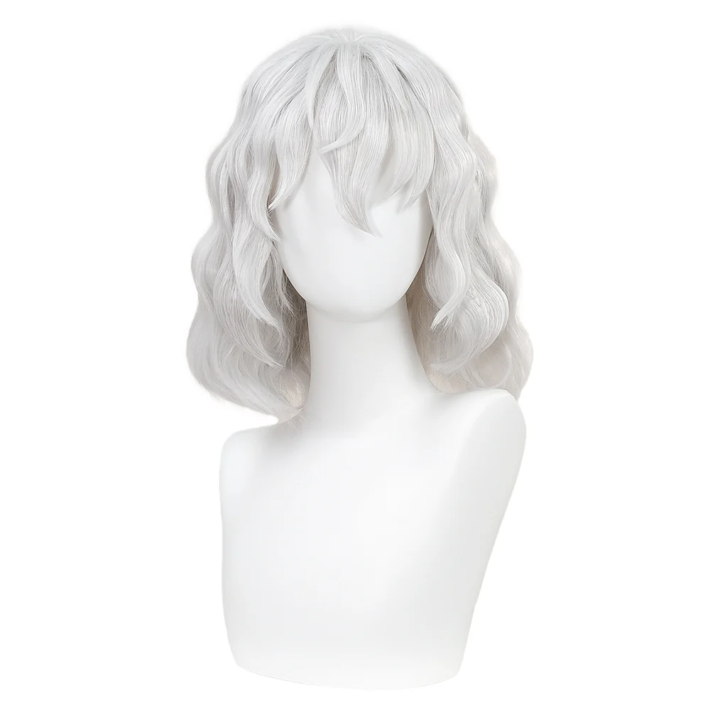 【Ready For Ship】DokiDoki Anime Cosplay Wig Long Straight White Hair - Image 2