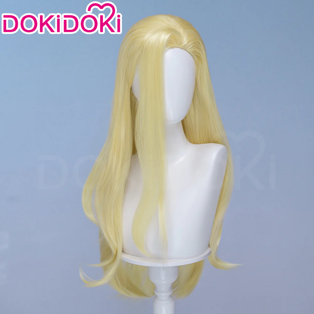 【Ready For Ship】DokiDoki Anime Cosplay Wig Long Straight Yellow Hair - Image 3