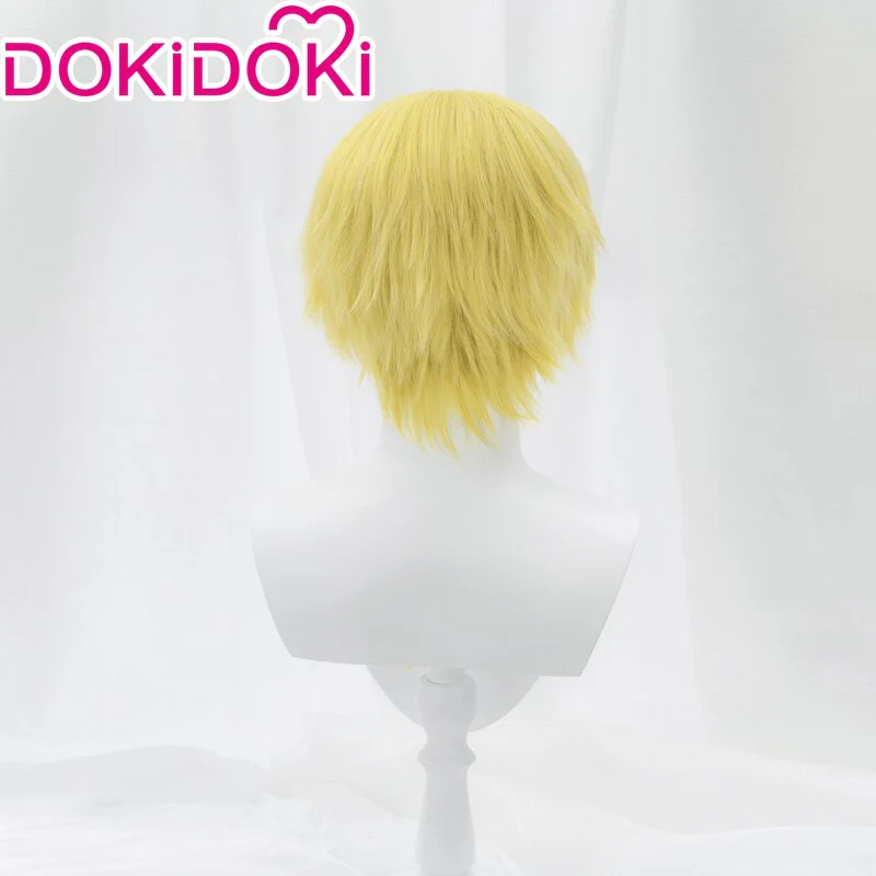 【In Stock】DokiDoki Anime Cosplay Wig  Men Golden Short Wig - Image 2