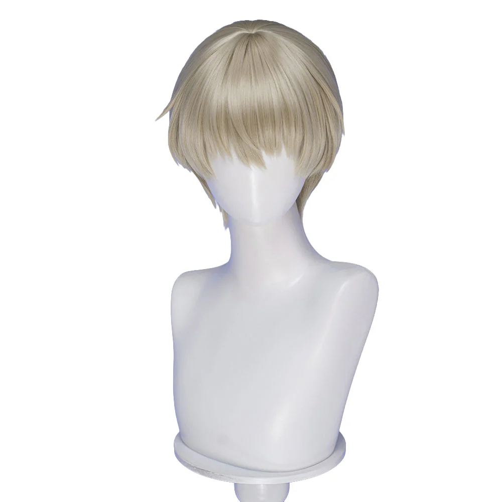 【Ready For Ship】Dokidoki Anime Cosplay Wig Men Short Halloween - Image 5