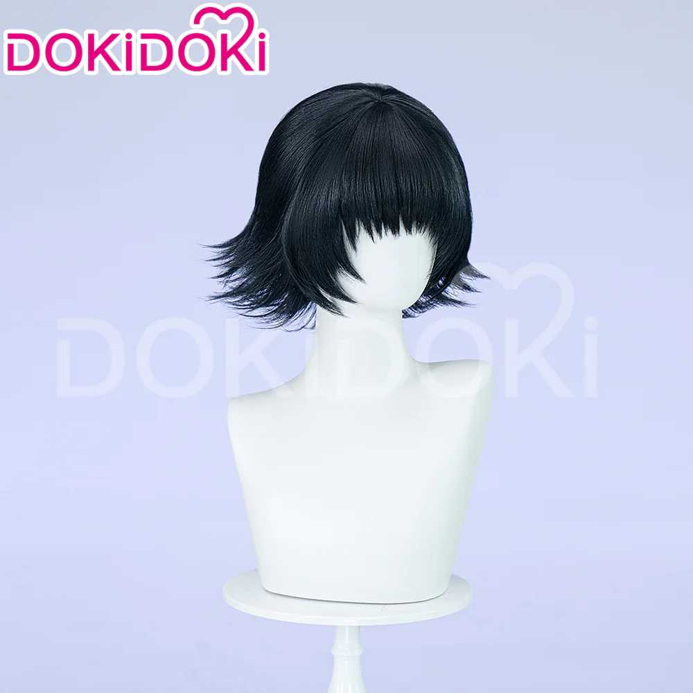 【Ready For Ship】DokiDoki Anime Cosplay Wig Short Black Hair - Image 3