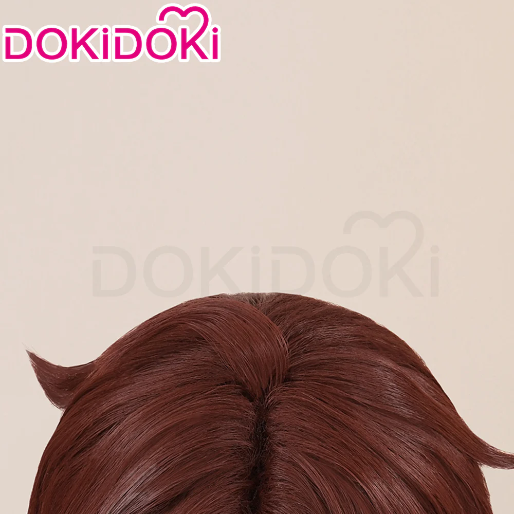 【Ready For Ship】DokiDoki Anime Cosplay Wig Short Brown Hair - Image 4