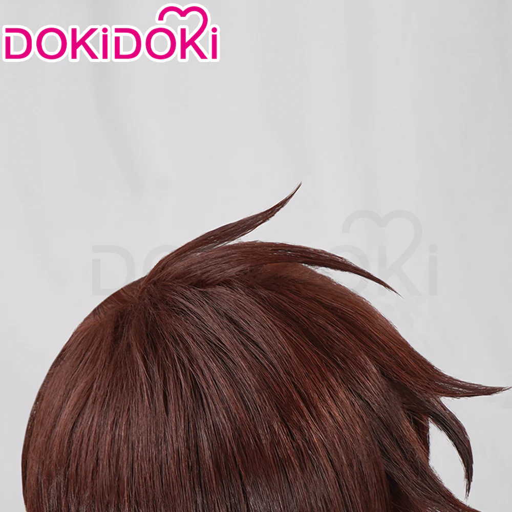 【Ready For Ship】DokiDoki Anime Cosplay Wig Short Brown Hair - Image 4