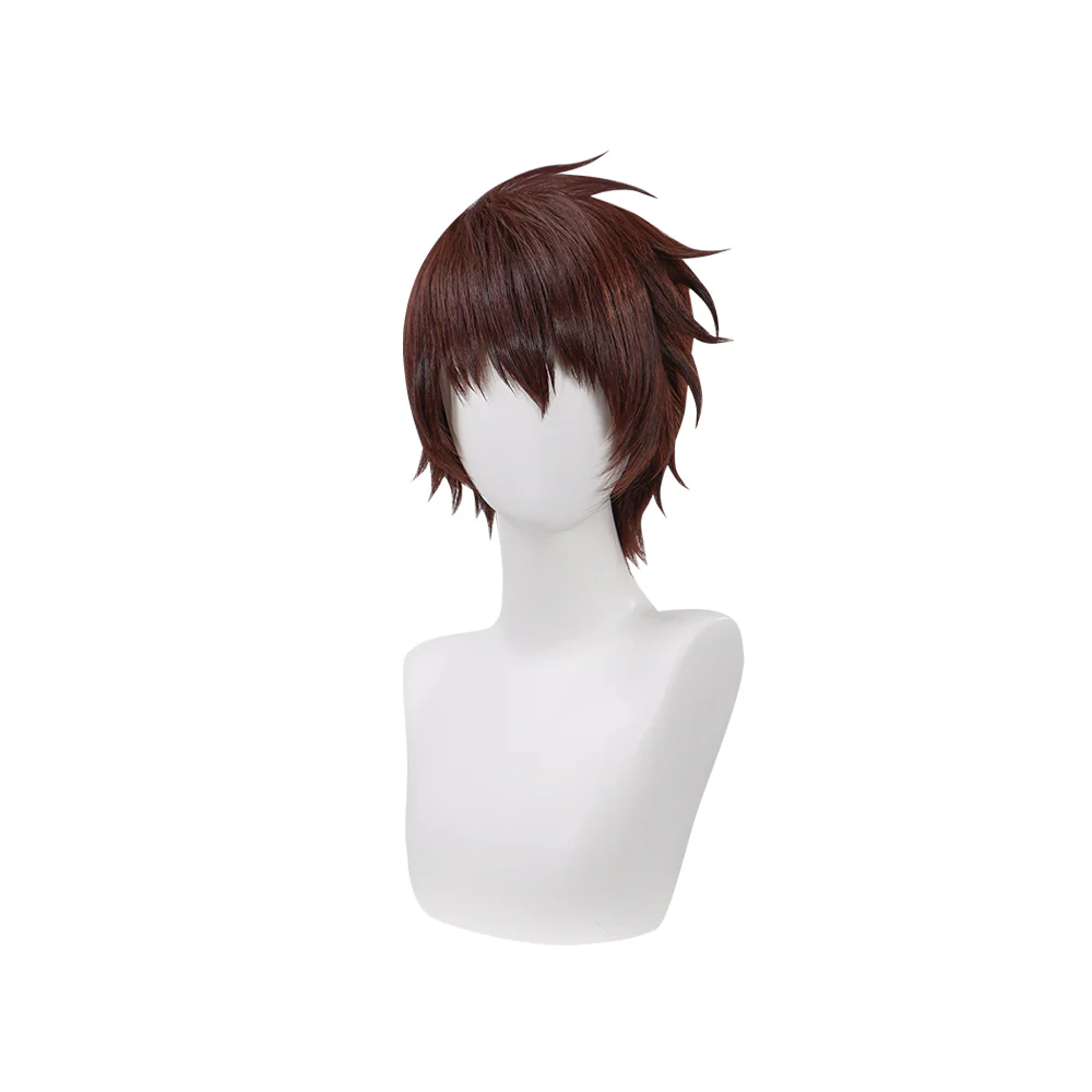 【Ready For Ship】DokiDoki Anime Cosplay Wig Short Brown Hair - Image 5