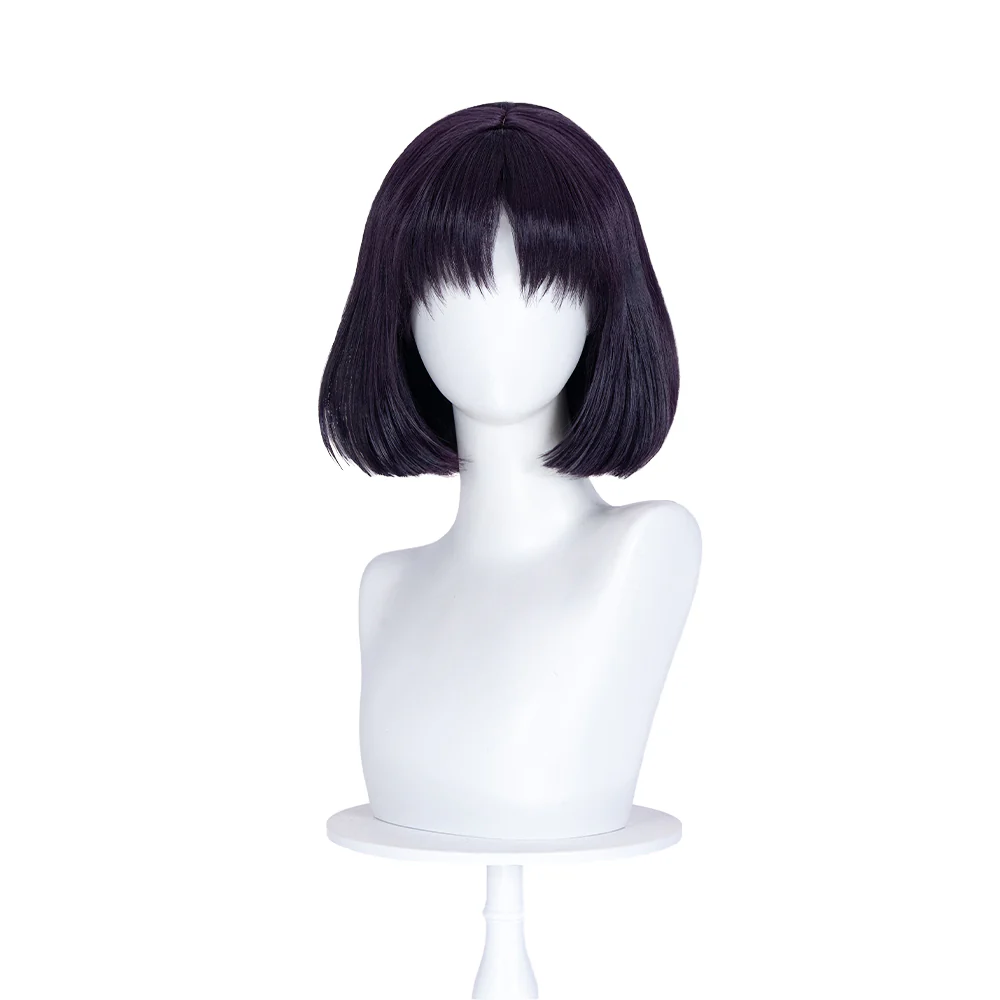 【Ready For Ship】DokiDoki Anime Cosplay Wig Short Straight Black Hair - Image 6