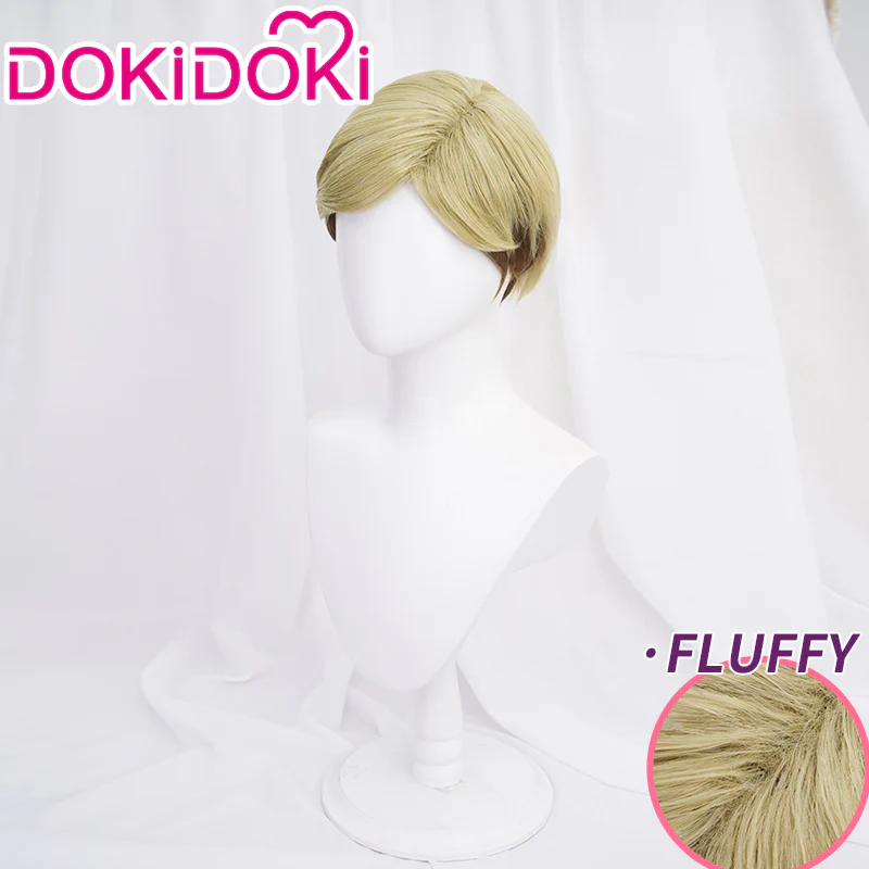 【Ready For Ship】DokiDoki Anime Cosplay Wig Short Straight Brown Beige Wig