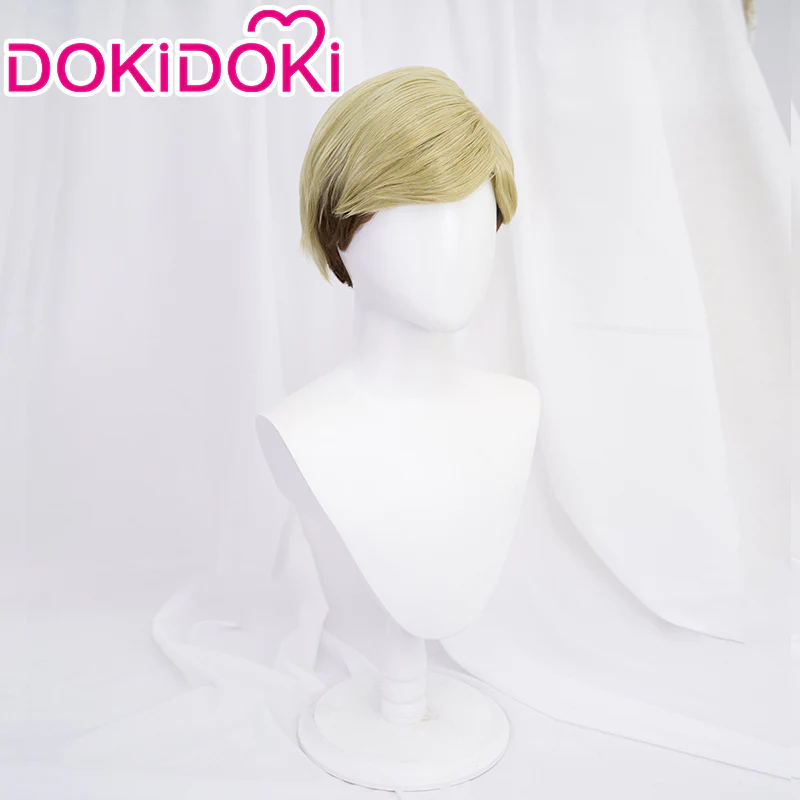 【Ready For Ship】DokiDoki Anime Cosplay Wig Short Straight Brown Beige Wig - Image 2