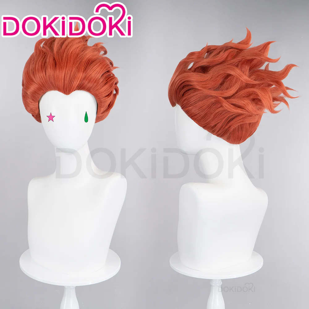 【Ready For Ship】DokiDoki Anime Cosplay  Wig Short Straight Orange Hair