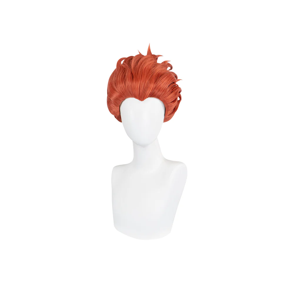 【Ready For Ship】DokiDoki Anime Cosplay  Wig Short Straight Orange Hair - Image 2