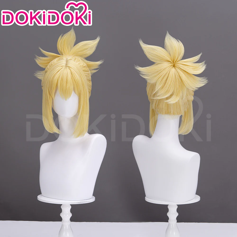 【Ready For Ship】DokiDoki Anime Cosplay Wig Short Yellow Wig