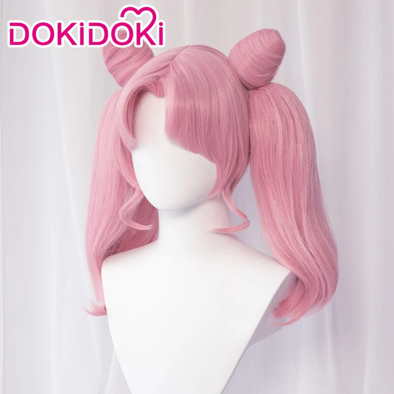 【Ready For Ship】DokiDoki Anime Cosplay Wig Small Lady Serenity Long Pink