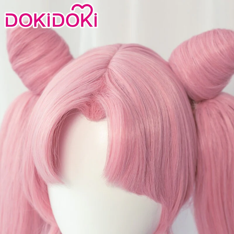 【Ready For Ship】DokiDoki Anime Cosplay Wig Small Lady Serenity Long Pink - Image 3