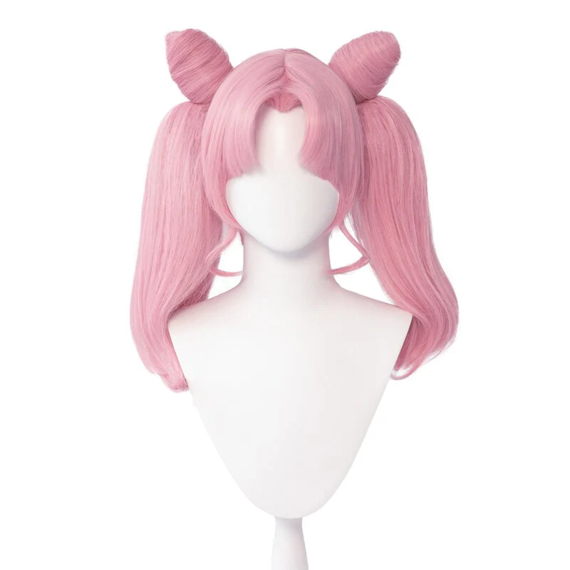 【Ready For Ship】DokiDoki Anime Cosplay Wig Small Lady Serenity Long Pink - Image 4